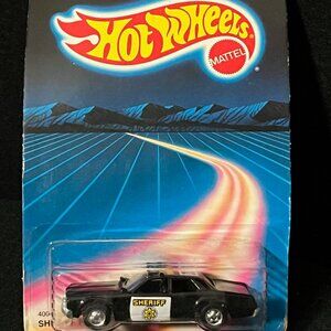 Hot Wheels 1988 Sheriff Patrol Toy Car NEW Sealed #4004 Vintage Mattel Police